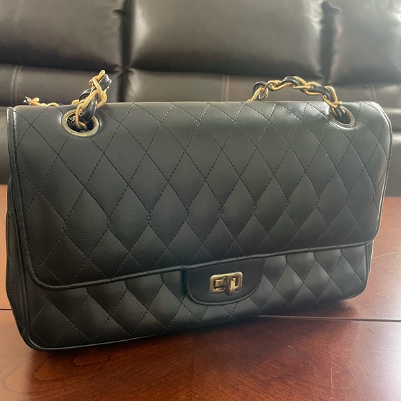 Vintage Meyers USA Quilted Leather Flap Bag • Made in USA Chain Purse - Picture 2 of 15